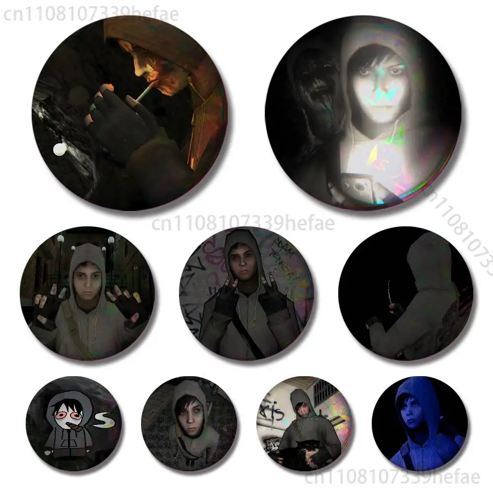 

S-Sally F-Face Button Lapel Anime Pin Badges Brooch Jewelry Decoration Gift 25mm 32mm 44mm 58mm 75mm