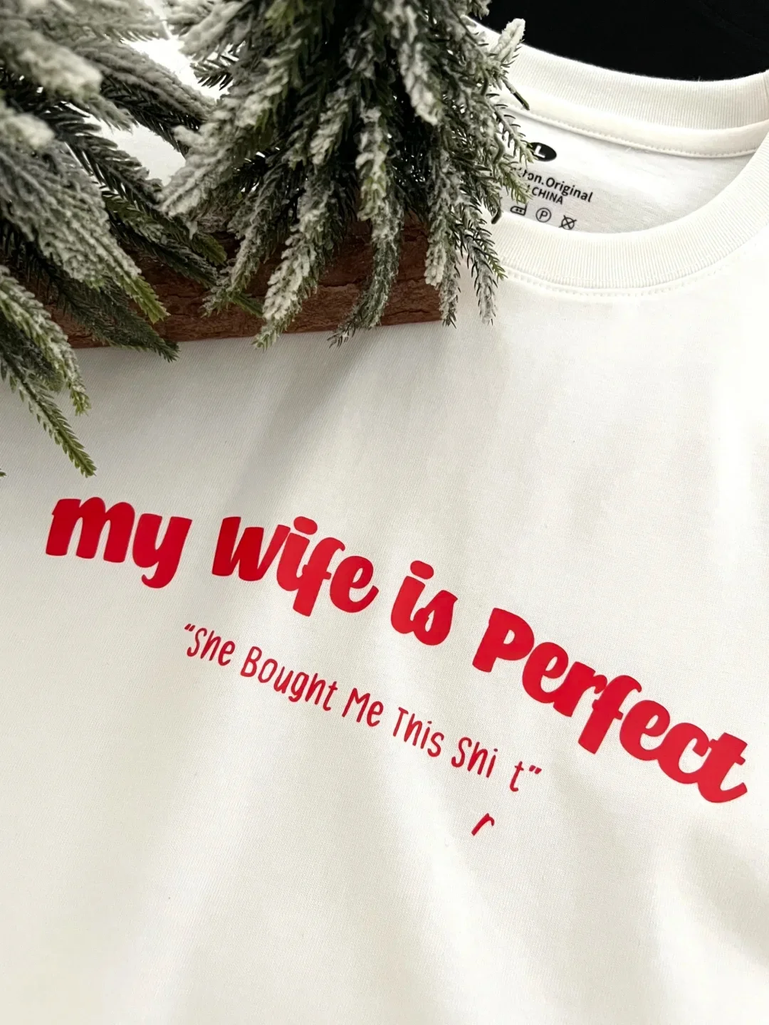Long Sleeve Pure Cotton T-Shirt Fun Print Loose Fit Autumn Winter Casual Wear for Couples Youthful Style Creative Design