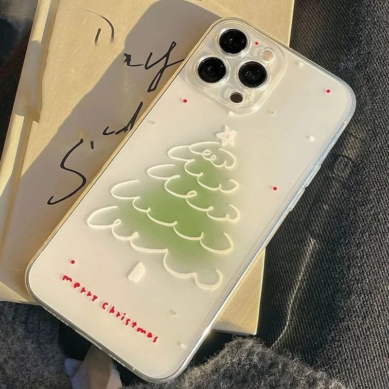 

For Huawei Nova 13 12 12S 12i 11 11i 10 9 9Z Pro Ultra Lite SE 5G 4G Phone Case Gradient Merry Christmas Tree Cute Cover