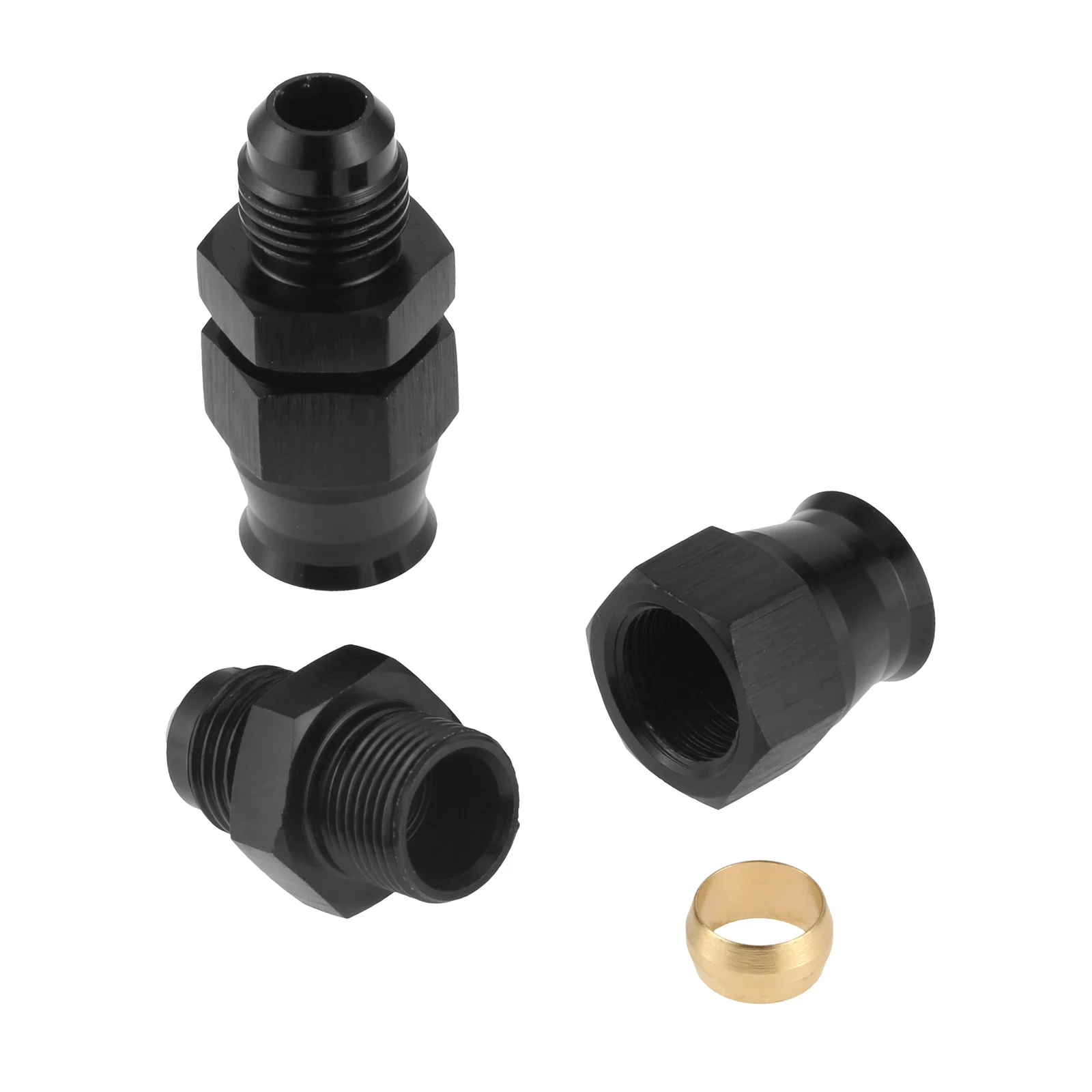 2Pcs 6AN Male Flare To 5/16