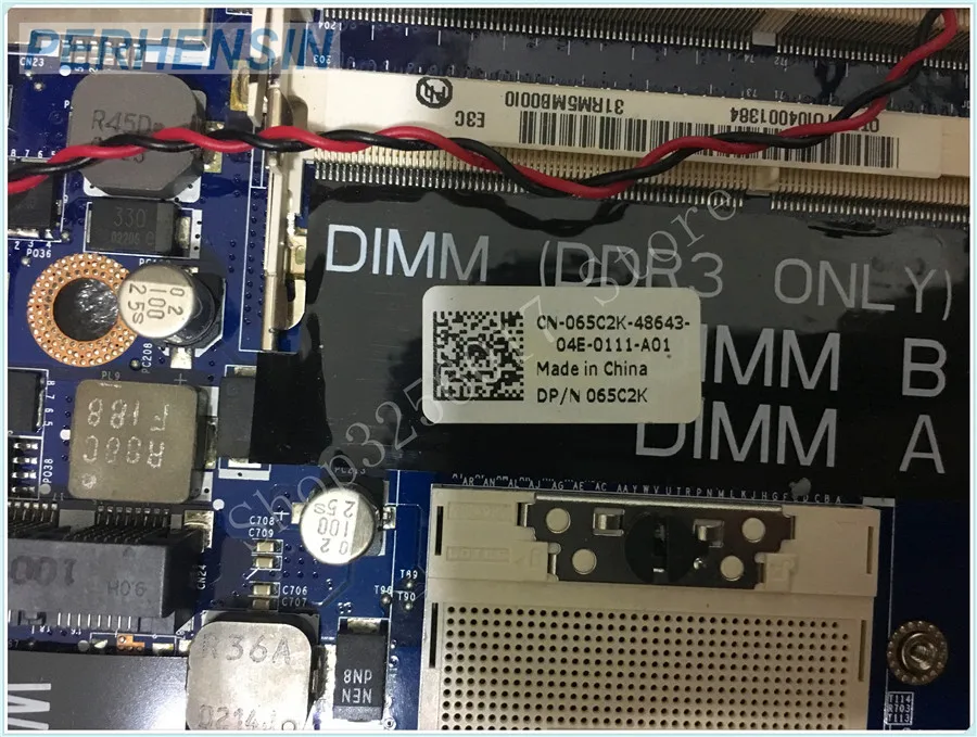 Original FOR Dell STUDIO XPS 1647 laptop motherboard PP35L  65C2K 065C2K CN-065C2K  DA0RM5MB8E0 100% Works Perfectly
