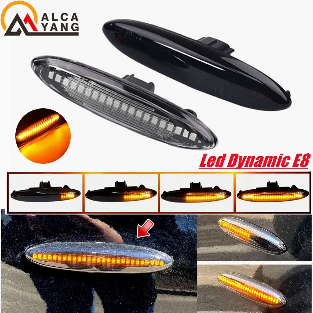 2x Dynamic Led Side Marker Turn Signal Lights Indicator Lamps For Toyota Highlander Soarer Kluger Gsu 4 Lexus Is250 Is350 Sc430