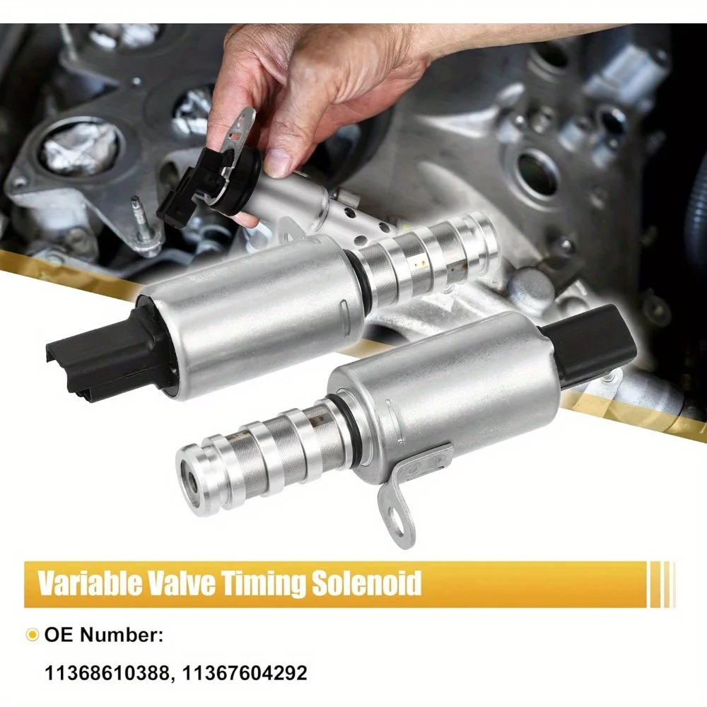 

11368610388 1 Pair Engine Variable Timing Oil Control Valve Solenoid 11367604292 for Mini Cooper 2007-2016