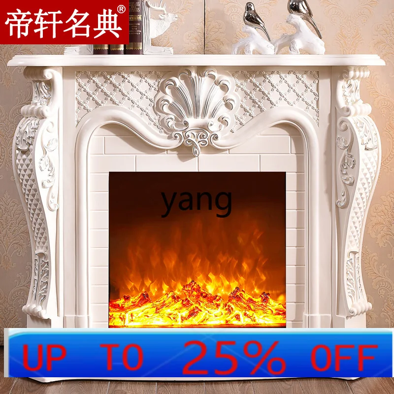 

LMMEuropean fireplace decorative cabinet fireplace rack decorative heating LED furnace core