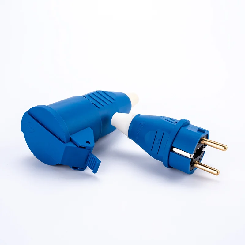 Waterproof Industrial Plug Supply 2pin 16A Industrial Plug Blue OEM Electrical Plug 2024 Factory Direct Price Outdoor