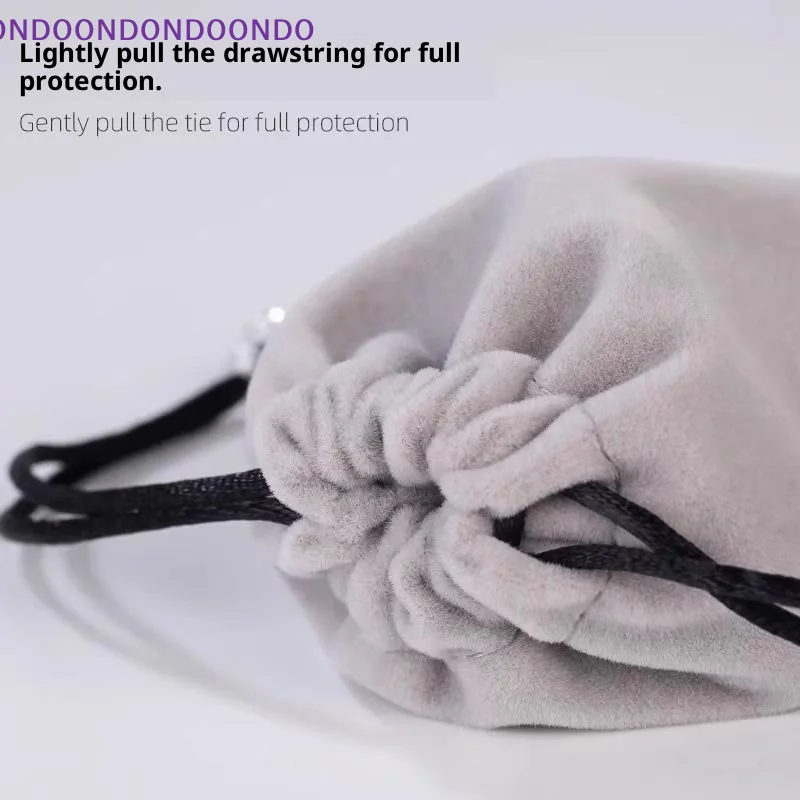 1Pcs Multifunction Flannelette Drawstring Pouch Bag, For Mobile Phone,Sunglasses,Electronic Gadgets-Travel Organizer Storage Ba