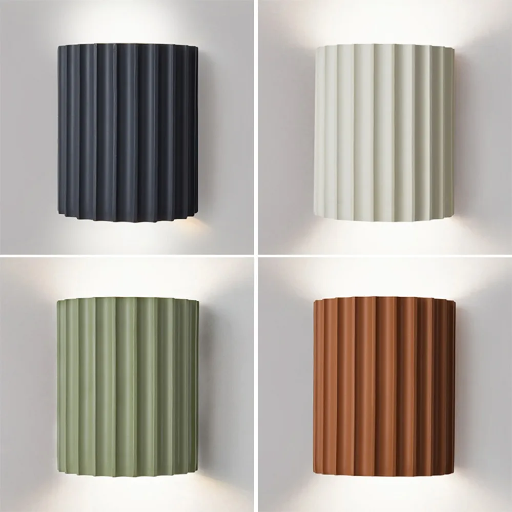 

Cream style bedroom bedside wall lamp style creative corridor passageway lamp Nordic living room sofa background wall lamp