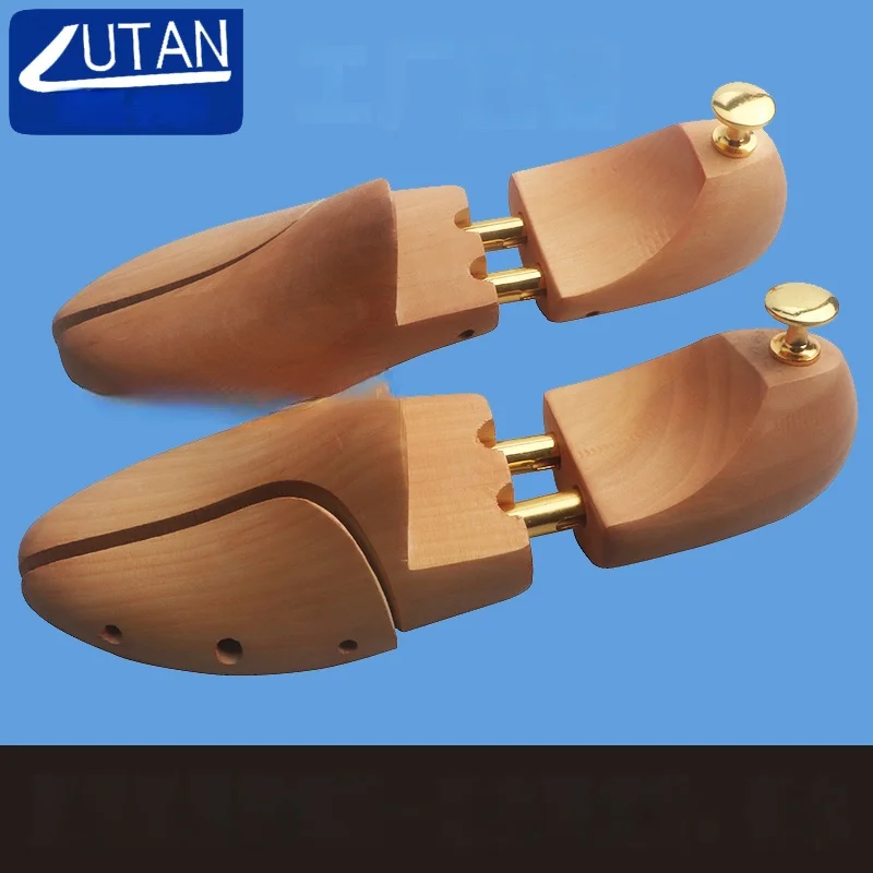 Lotus Wood Shoe Support Device, Shoe Bolt, Adjustable, Leather Shoe Shaper, Anti-Wrinkle, Non-Deformation, Shield, Last