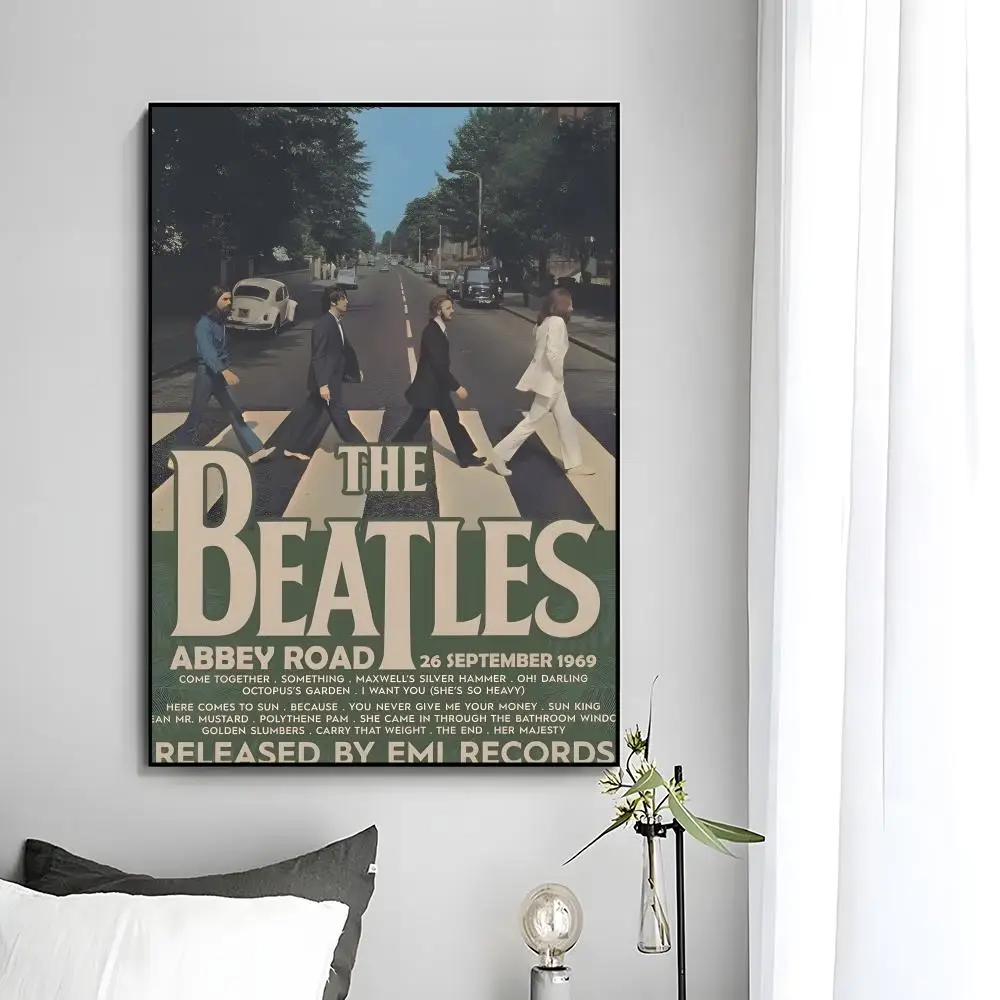 Klassisches Band-Poster von The Beatles, Wandkunstdruck, dekoratives Wandbild, Heimdekoration, Geschenk, ungerahmt – Detail 27