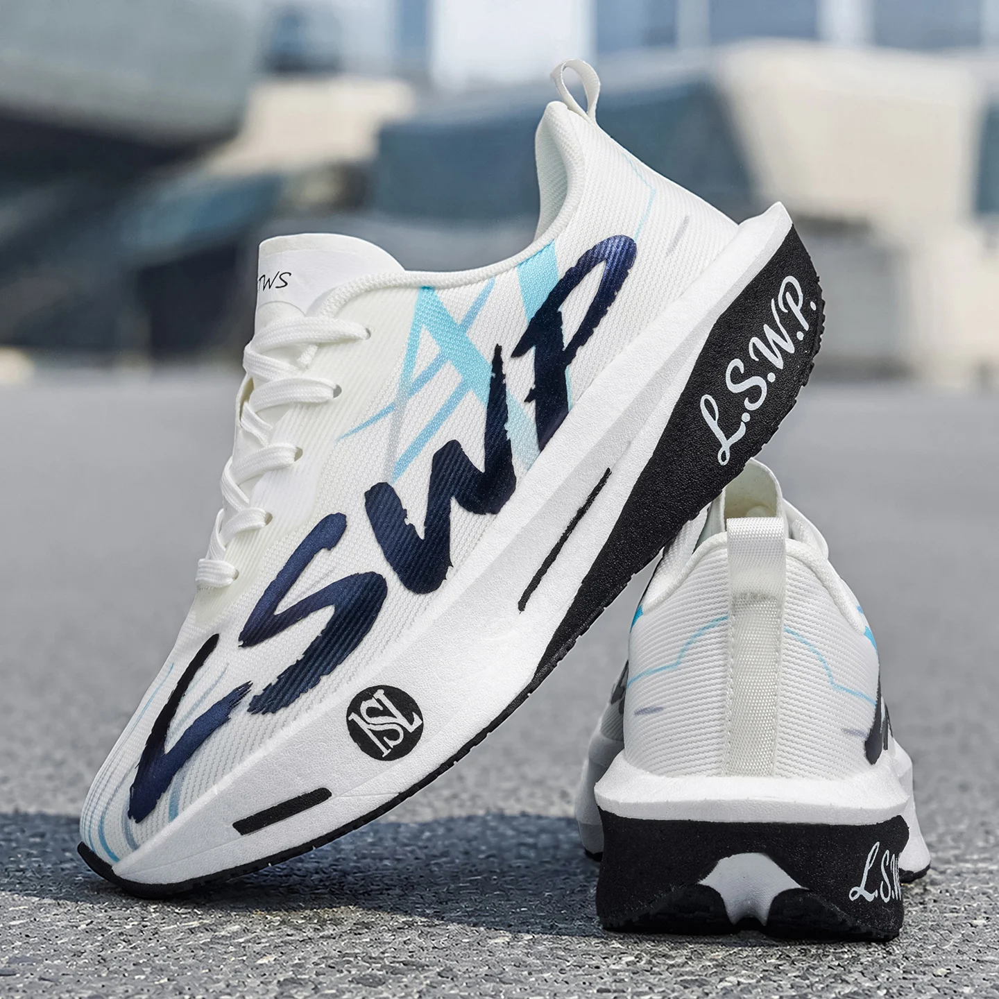 Freizeitsportschuhe für Herren, Ganzjahres-Freizeitschuhe für Herren, Outdoor-Sport-Laufschuhe für Herren, Freizeitschuhe mit dicker Sohle und erhöhter Absatzhöhe, geeignet für Outdoor-Aktivitäten, Fitness, Straßenjoggen, vielseitige, modische und trendige Freizeitschuhe, geeignet für alle Jahreszeiten – Detail 24