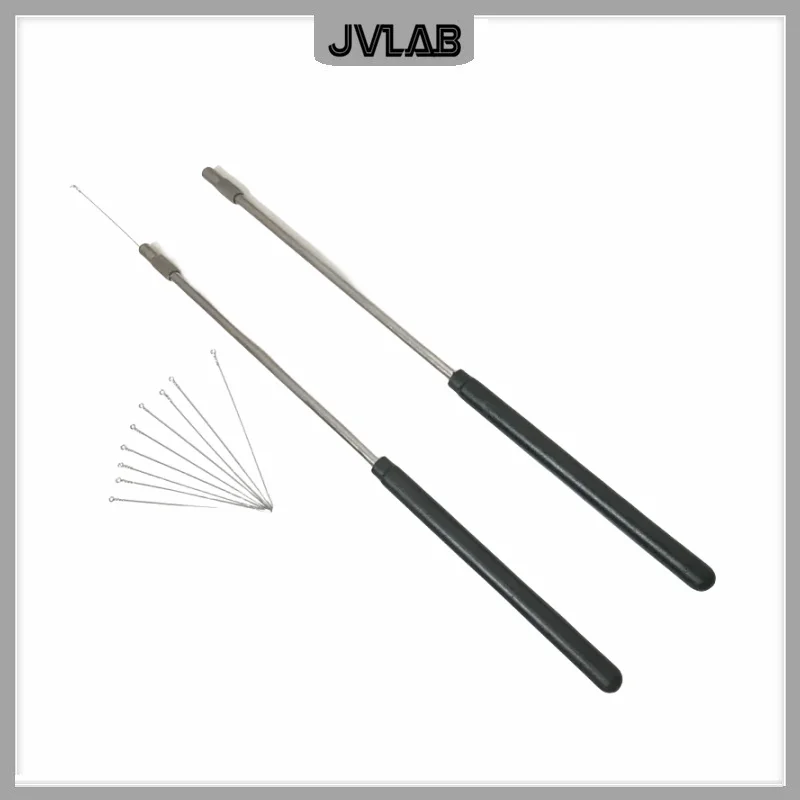 Koper Inoculating Staven Sampling Inenting Lus Voor Inoculating Naald Komen Met Nikkel Chroom Inoculating Loop 3Mm 10P Stuks