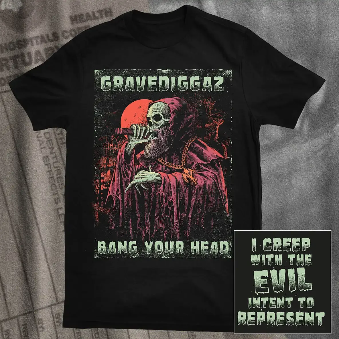 

GRAVEDIGGAZ "BANG YOUR HEAD" SHIRT