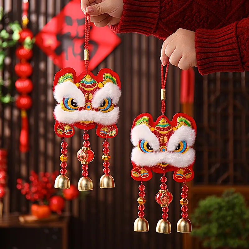 Tradition Chinesisches Neujahr Löwentanz Anhänger Wohnzimmer Atmosphäre Dekor Frühling Festival Ornamente Dekor Glück Anhänger Hängen