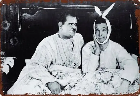 Joey y Chandler;s Friends, Laurel & Hardy, impresión fotográfica vintage del apartamento de Chandler, póster de amigos, amigos