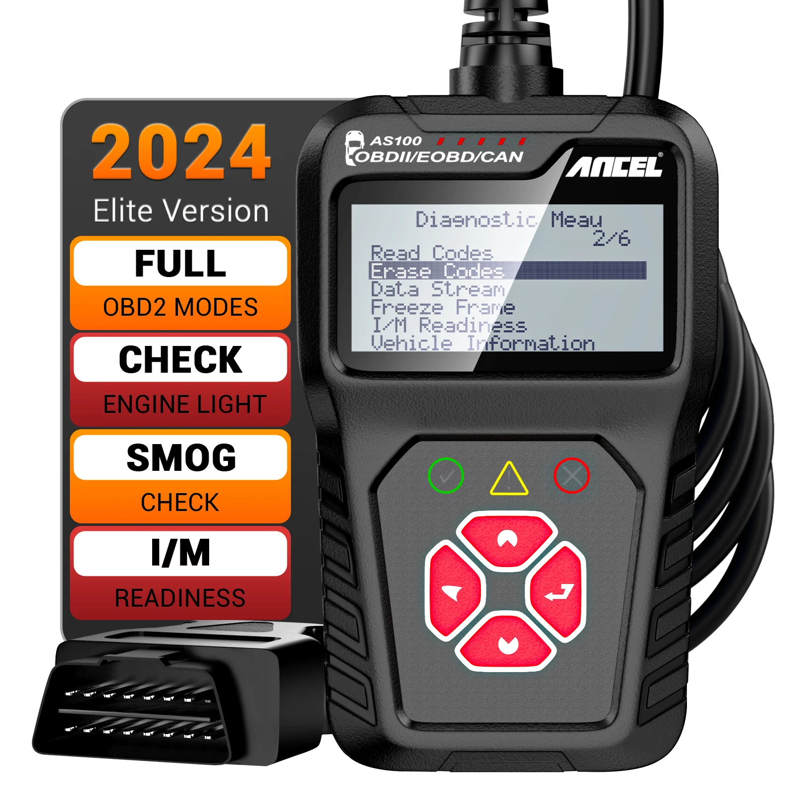 Ancel AS100 OBD2 Sc…