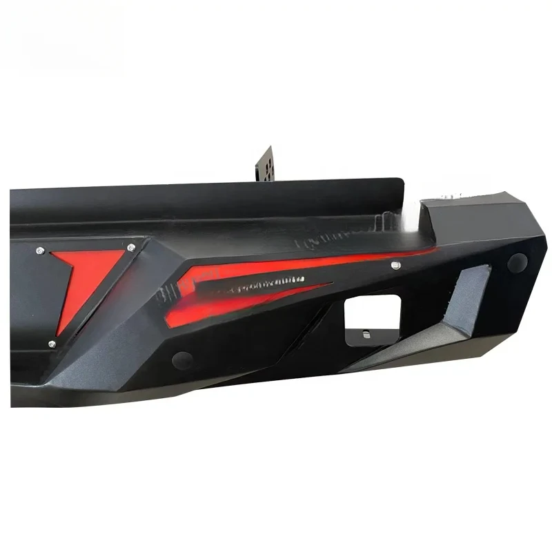

High Quality 4x4 Off-Road Steel Rear Bumper Protector With LED For GWM Great Wall Pao Cannon Poer 2019+