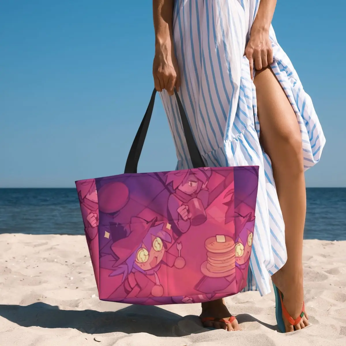 Niko Oneshot Game Beach Tote Bag Sport Gym Yoga Duffle Large Tote Bag Women Travel Bag Fitness bag