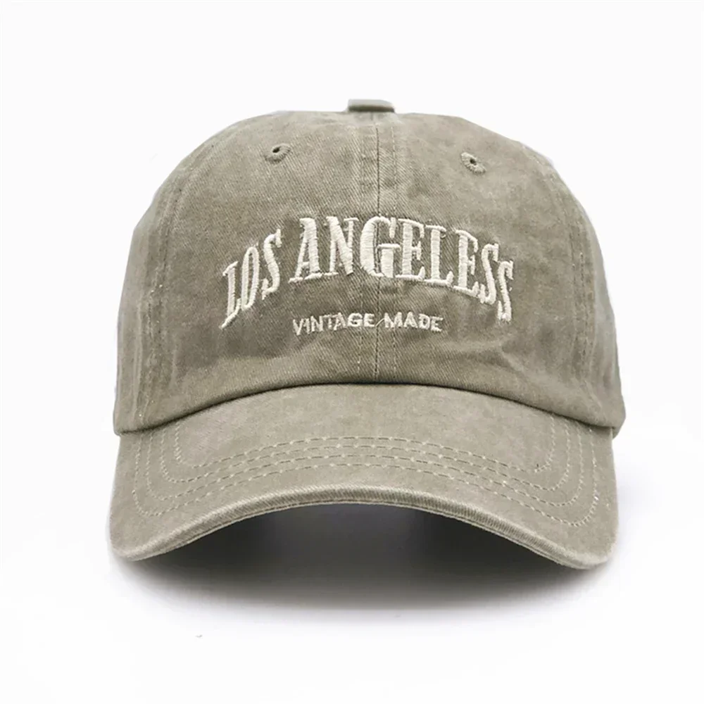 Modische Unisex Baumwoll-Baseballkappe mit weichem Oberteil, Stickerei, Retro-Snapback-Mütze – Detail 5