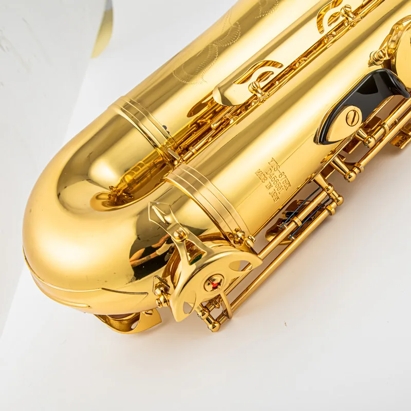 Japan 875EX Bb Tenor Saxophone Brass Lacquered Gold B Flat Sax Musical Woodwind Instrument With Case Mouthpiece Accessories