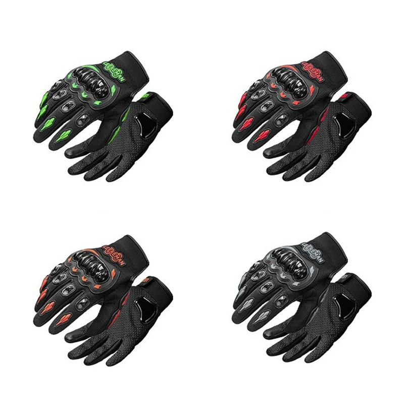 Motorcycle Gloves Breathable Full Finger Touch Screen Outdoor Sports Protection Gloves Waterproof Racing Riding Accessories