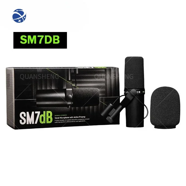 

SM7dB Cardioid Dynamic Vocal Microphone with Built-In Preamp for Studio Broadcasting Podcasting Streaming Micrfono SM7B