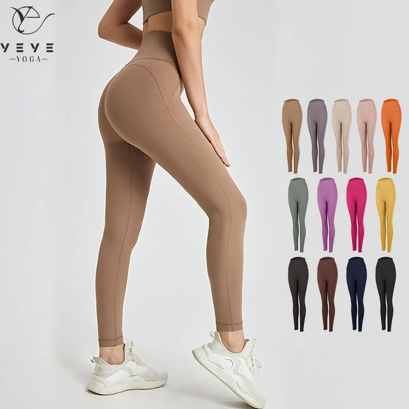 Cluding Soft No need wear underwear H Yoga Pants Gym Running Leggings Women High Waist  Fitness Workout Sport Leggings