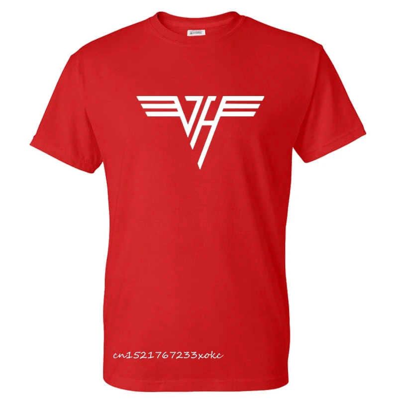 Van Halen Printed T-Shirt Men Casusl Streetwear Rock Band Tshirt Fashion High Quality 100% Cotton Unisex Shirt Tops