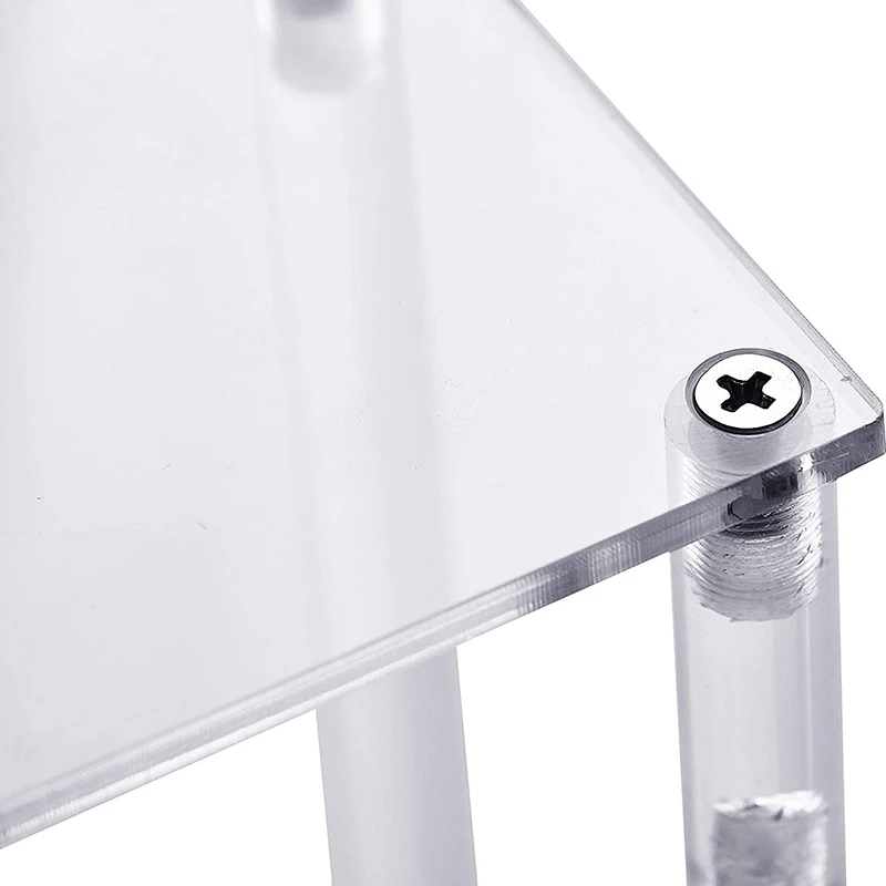 ABPP-3-слойная прозрачная акриловая подставка для подноса для торта, подставка для украшения и хранения