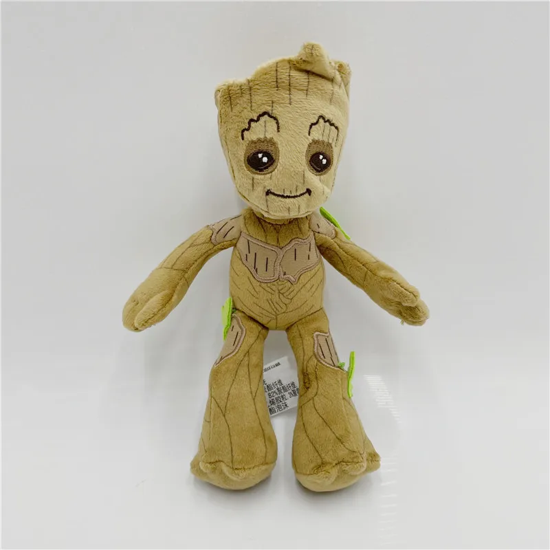 Disney Marvel Groot juguetes de Peluche para niños, Spiderman, guardianes de la galaxia Groot, figura de Anime, juguetes suaves, regalos de cumpleaños