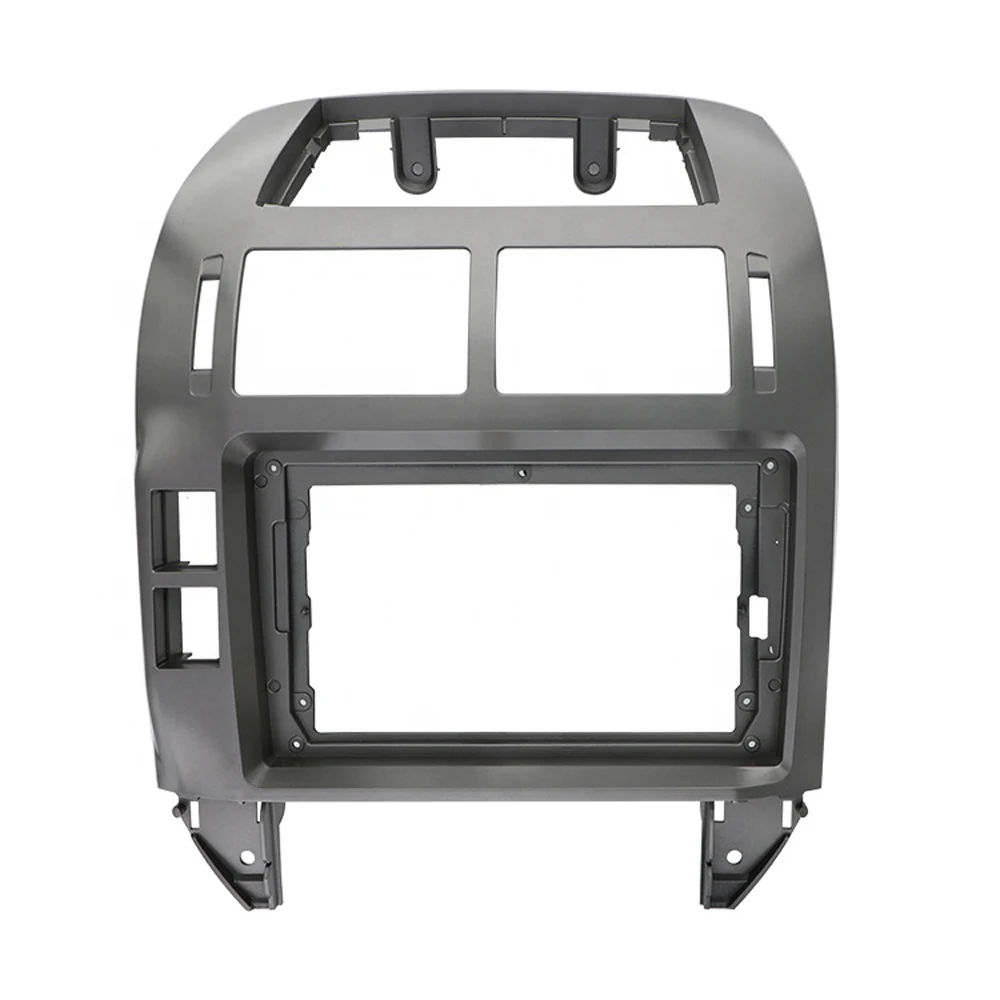 Car Fascia Navigation Fascias Dash Frame Kit For 9 inch Android Multimedia Player Polo 2004 2005 2006 2007 2008 2009 2010
