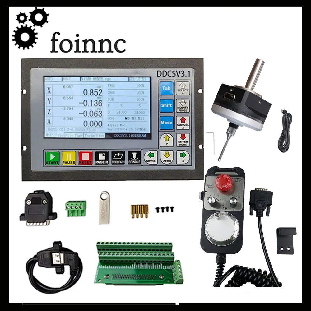 

New Cnc Kit Ddcsv3.1 Independent Motion Controller Offline Controller Supports 3 Axis 4 Axis Usb Cnc Controller Interface