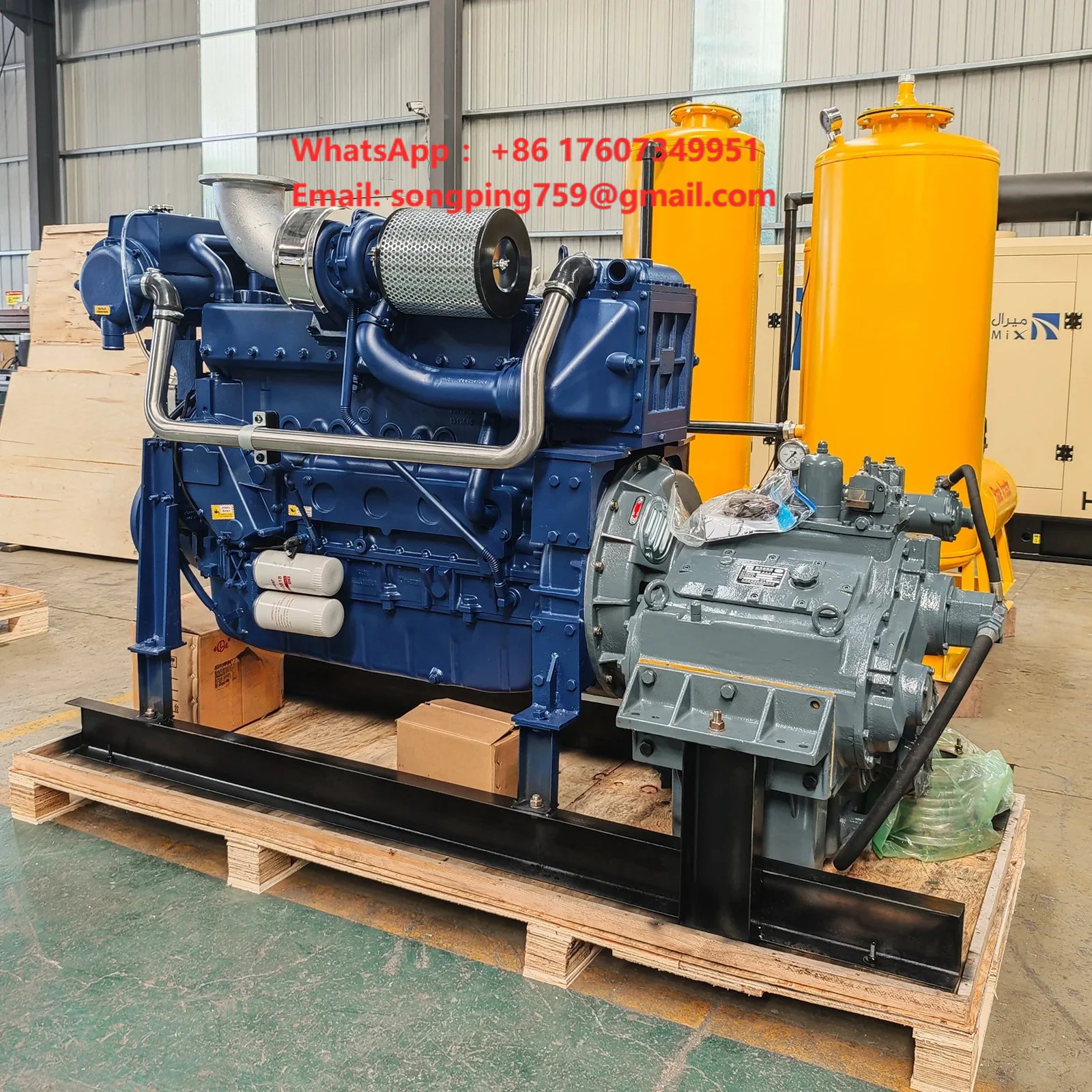 260kW 353hp Marine Diesel Engine with Gearbox Auto Start & Remote Start 1500RPM and Generators