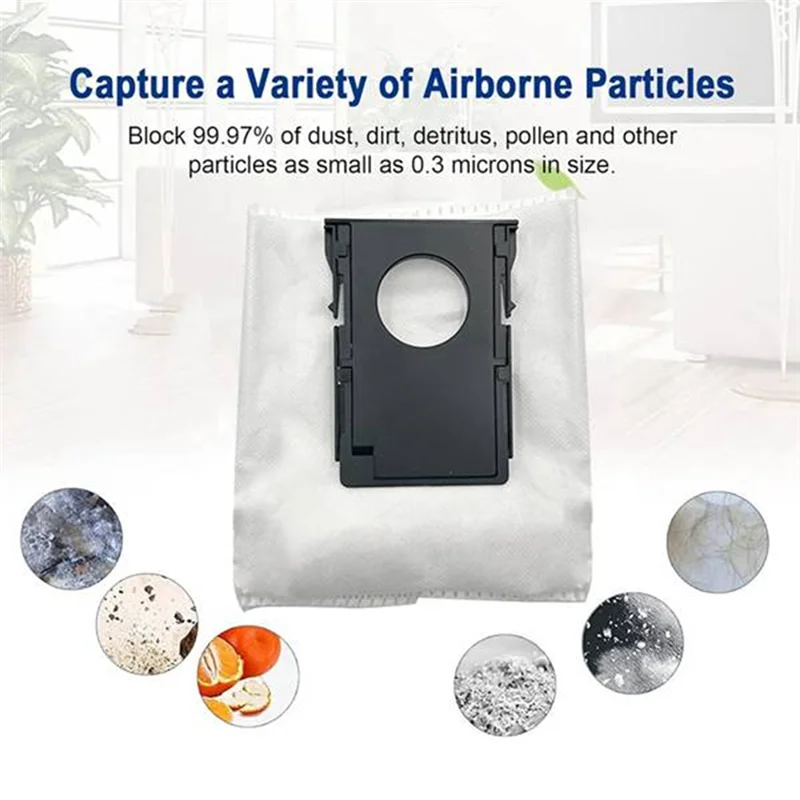 A74G-Replacement Parts Dust Bag For Eureka J20 / Midea W20/W20 PRO Robot Vacuum Cleaner Accessories 12PCS