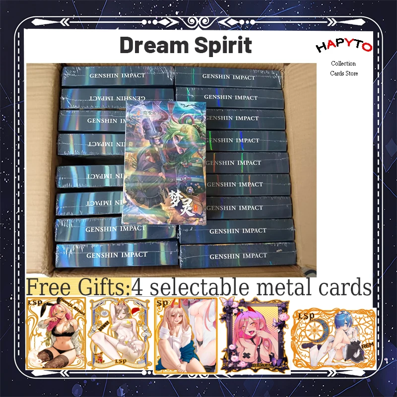 

Коллекционные открытки Dream Spirit Genshin Impact, бикини Doujin, игрушки и хобби, подарки, специальная цена, оптовая продажа