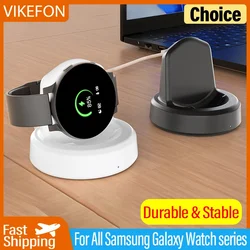 Wireless Watch Charger Compatible For Samsung Galaxy Watch 5 Pro 5/4/3 Active 2/1 Gear Sport/S3 Portable Charging Dock Station