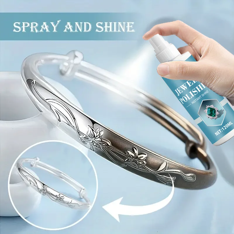 Silver Jewelry Polishing Kit: Jewelry Tools with Gentle Agent, Removes Tarnish for Rings/Earrings, Restores Shine