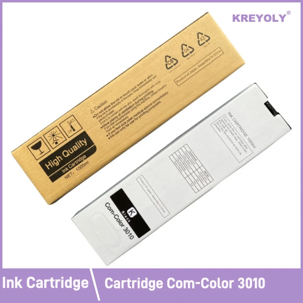 Compatible Ink Cartridge For Riso Comcolor 3010 3050 7010 7050 9010 9050 Inkjet Printer S-6300E S-6301E S-6302E S-6303E  One Set