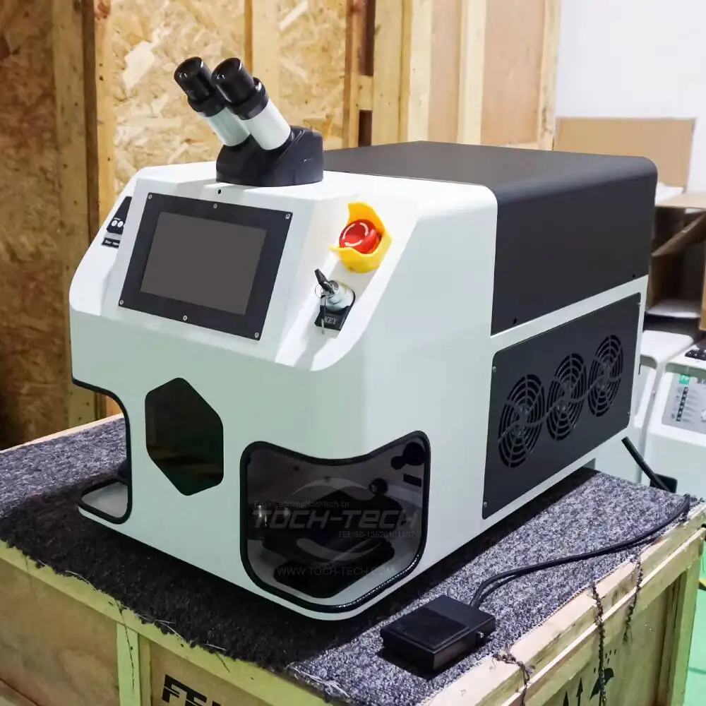 High Precision 150W 200W Jewelry Welder Portable Gold Sier Chain Laser Spot Welding Soldering Repairing Hine