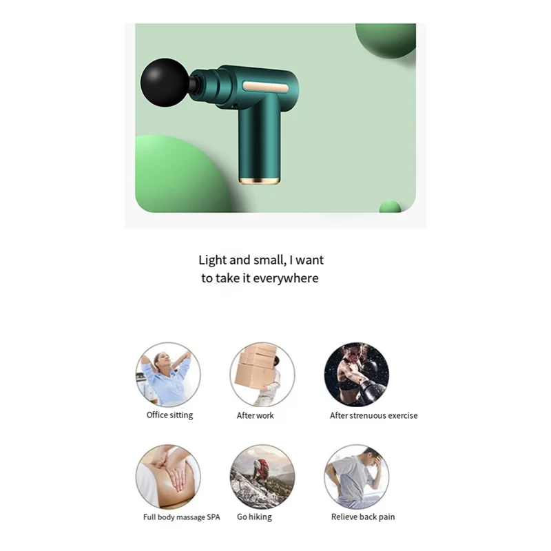 

AA20-USB Charging Fascia Instrument Muscle Relaxation Massager Electric Vibration Massage Instrument Neck Membrane Instrument