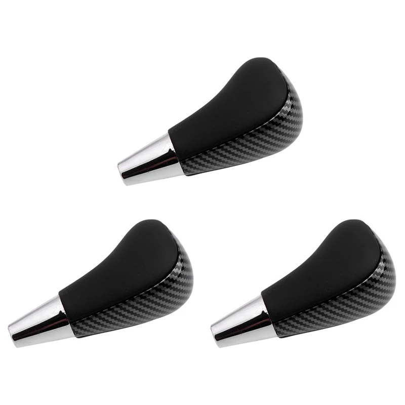 

3X Carbon Gear Shift Knob Gear Shift Knob Stick Headball For Lexus ES300 ES330 ES350 GS300 Toyota Corolla Camry RAV4