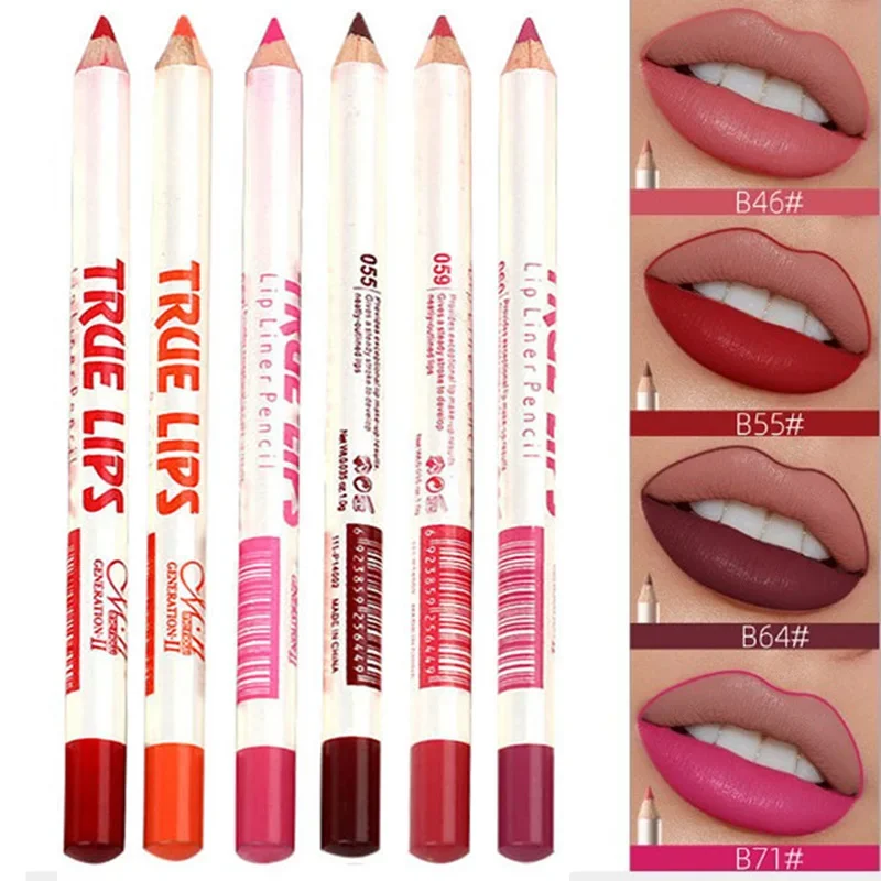 Wasserdichter matter Lippenstift langlebiger permanenter Lip Liner Frauen profession elles Make-up Lippenstift Stift kosmetische Maquiagem completa