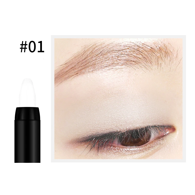 Eye Makeup Color Pearlescent Pencil Highlighter Stick Rotating Eyeshadow Pencil Matte Waterproof Silkworm Pen Bright Eyeliner