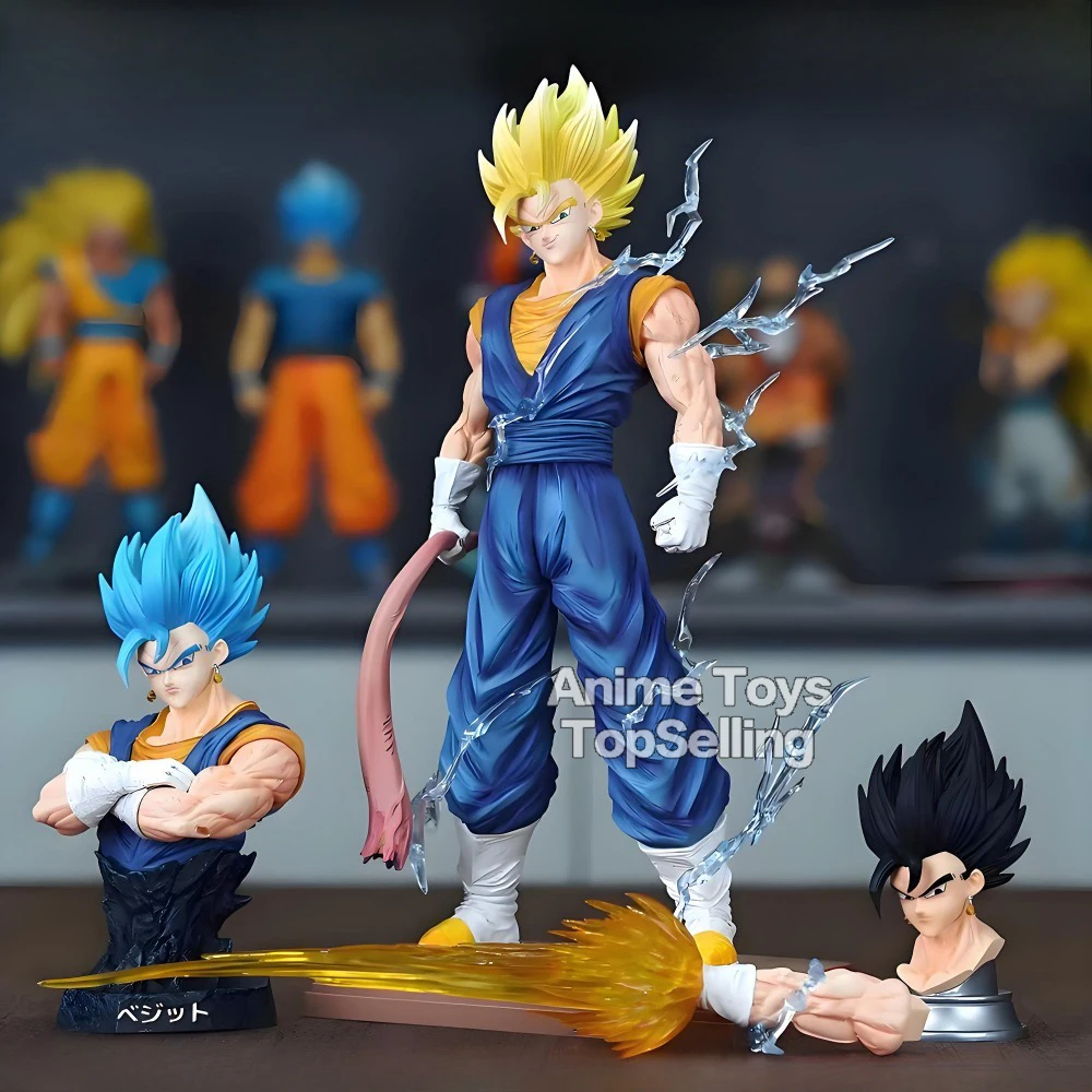 

31cm/12.2in Anime Dragon Ball Z Vegetto Figure Goku Vegeta Action Figures Pvc Statue Collection Model Toys for Children Gifts