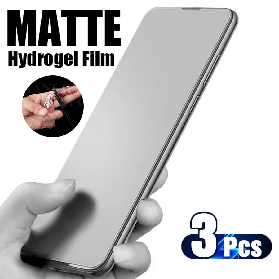 3PCS Matte Hydrogel Film Screen Protector For OPPO Realme GT Master Edition 8 7 6 5 Pro Full Cover TPU Film For OPPO A9 A5 2020