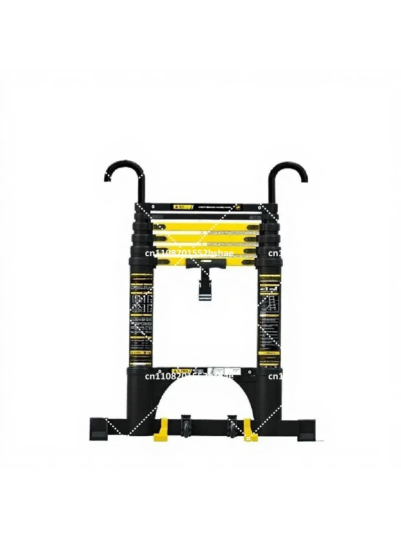 Aluminum Alloy Telescopic Ladder Thickened Folding Engineering Ladder Multifunctional Portable Lifting Floor Ladder