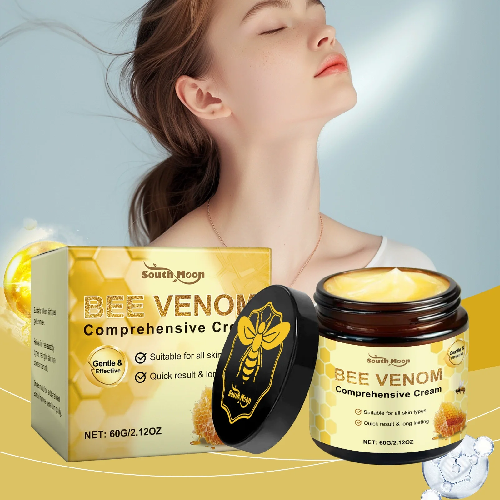 

Moisturizing skin cream nourishes dryness, anti-cellulite, maintains shine, improves sagging, reduces opaque body care creams