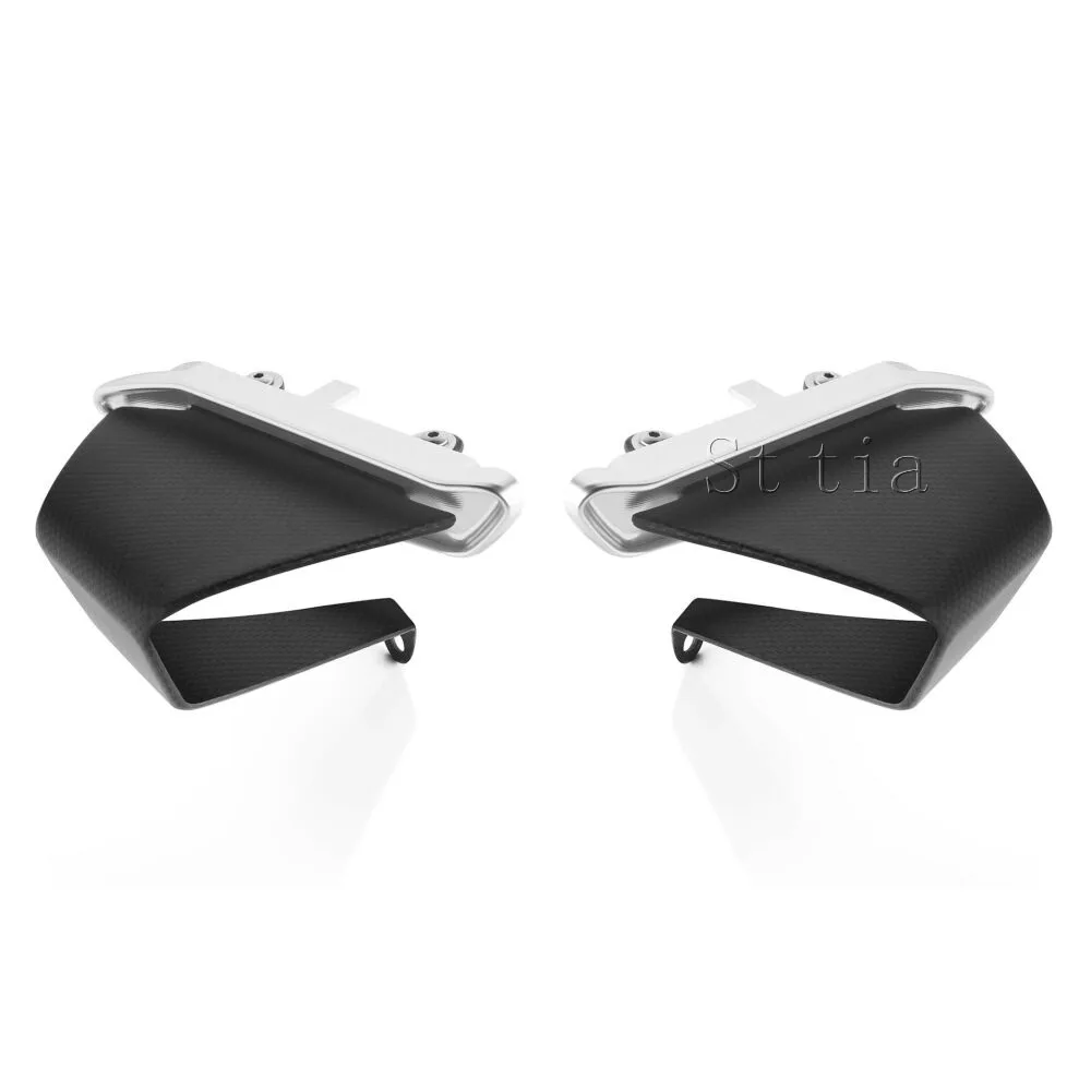 두카티 몬스터 937 플러스 SP 몬스터 950 2021 2022-2025용 오토바이 카본 파이버 윙렛 에어로다이나믹 스포일러 사이드 윙 키트