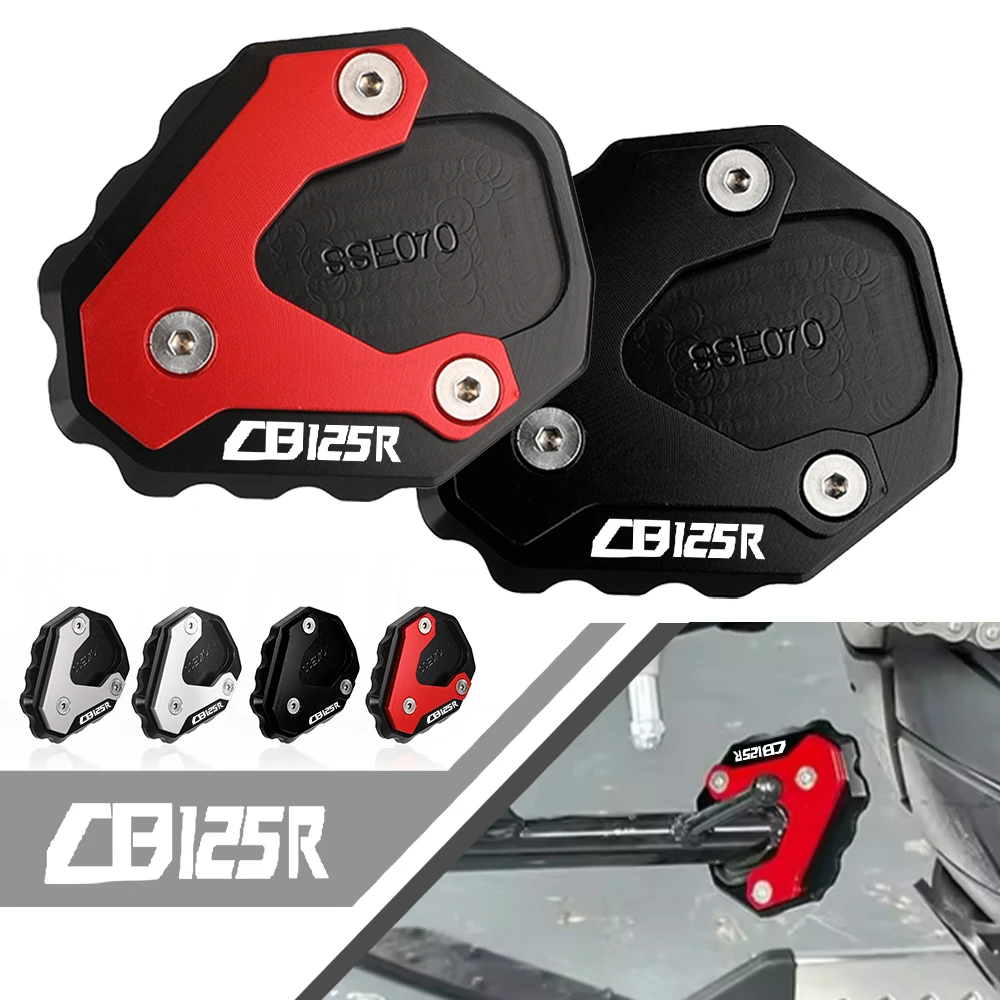

2017 2018 2019 2020 2021 2022 2023 2024 2025 2026 CB125R CB 125R Kickstand Foot Side Stand Extension Pad Support Plate For HONDA