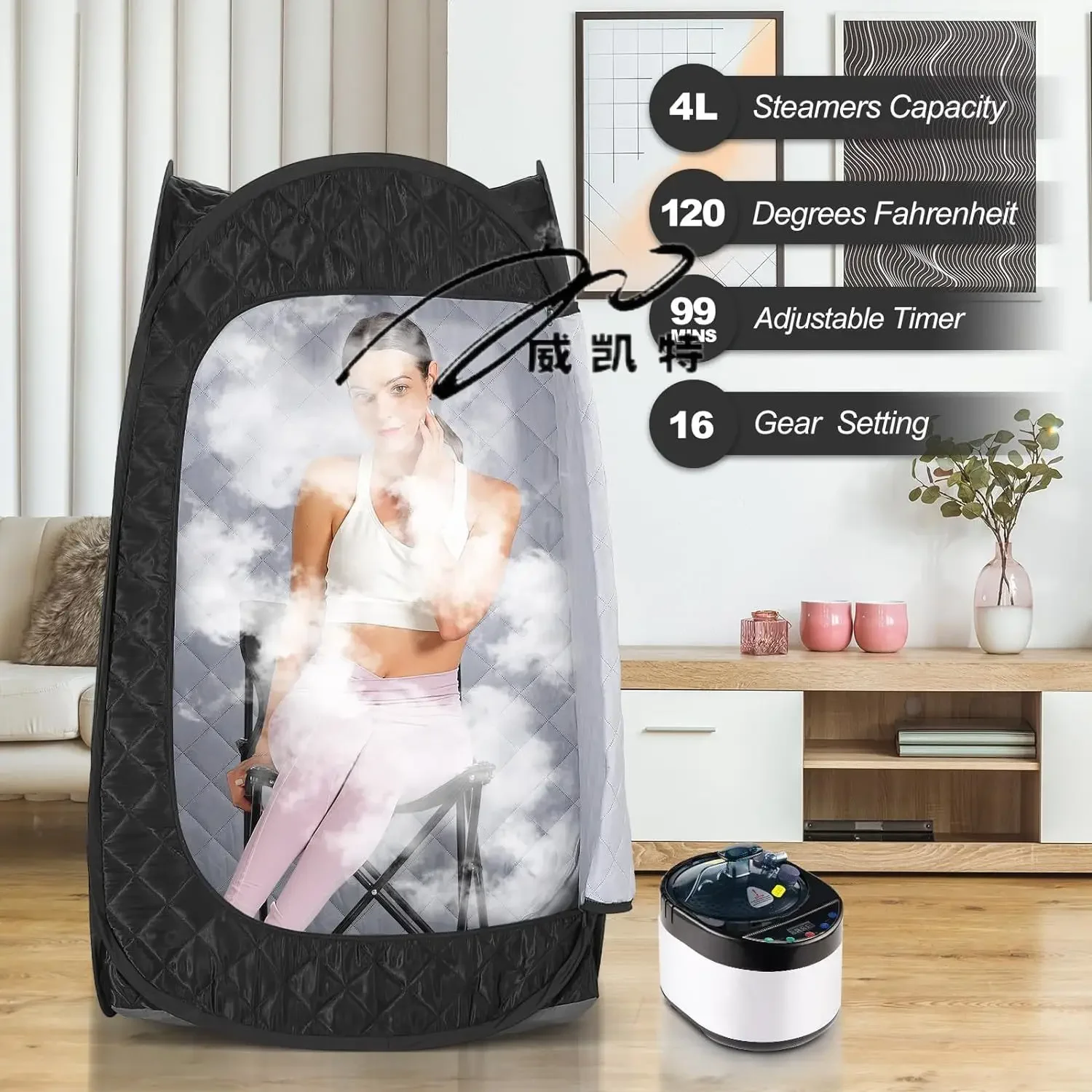 New Design Portable Steam Sauna With 4L Steamer 110V/220V/240V 4.0L Easy to use and simple