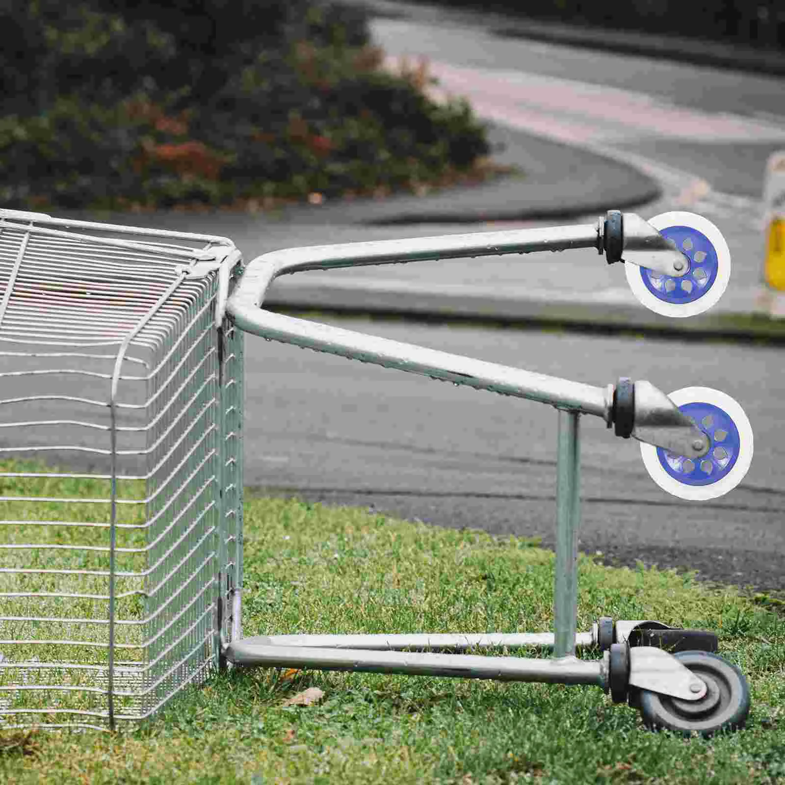 

Caster Wheels Heavy Duty Shopping Basket Wheelbarrow Swivel Casters Cart Accessories Rubber + Foam